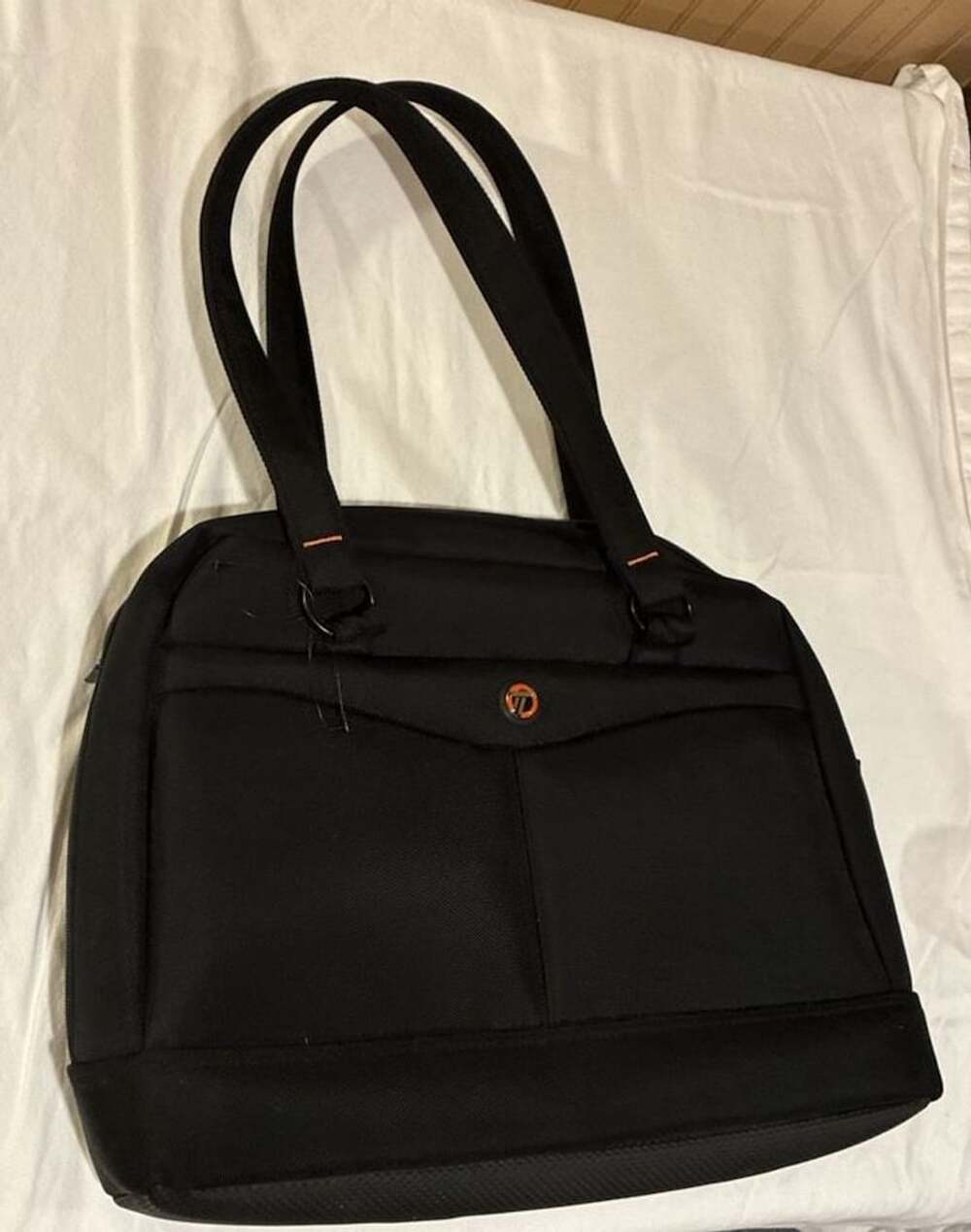 Targus Black Nylon Laptop Tote Bag